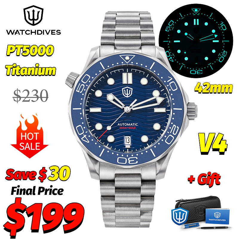 Luxury Watch Life - Watchdives WD007 V4 007 NTTD Mechanical