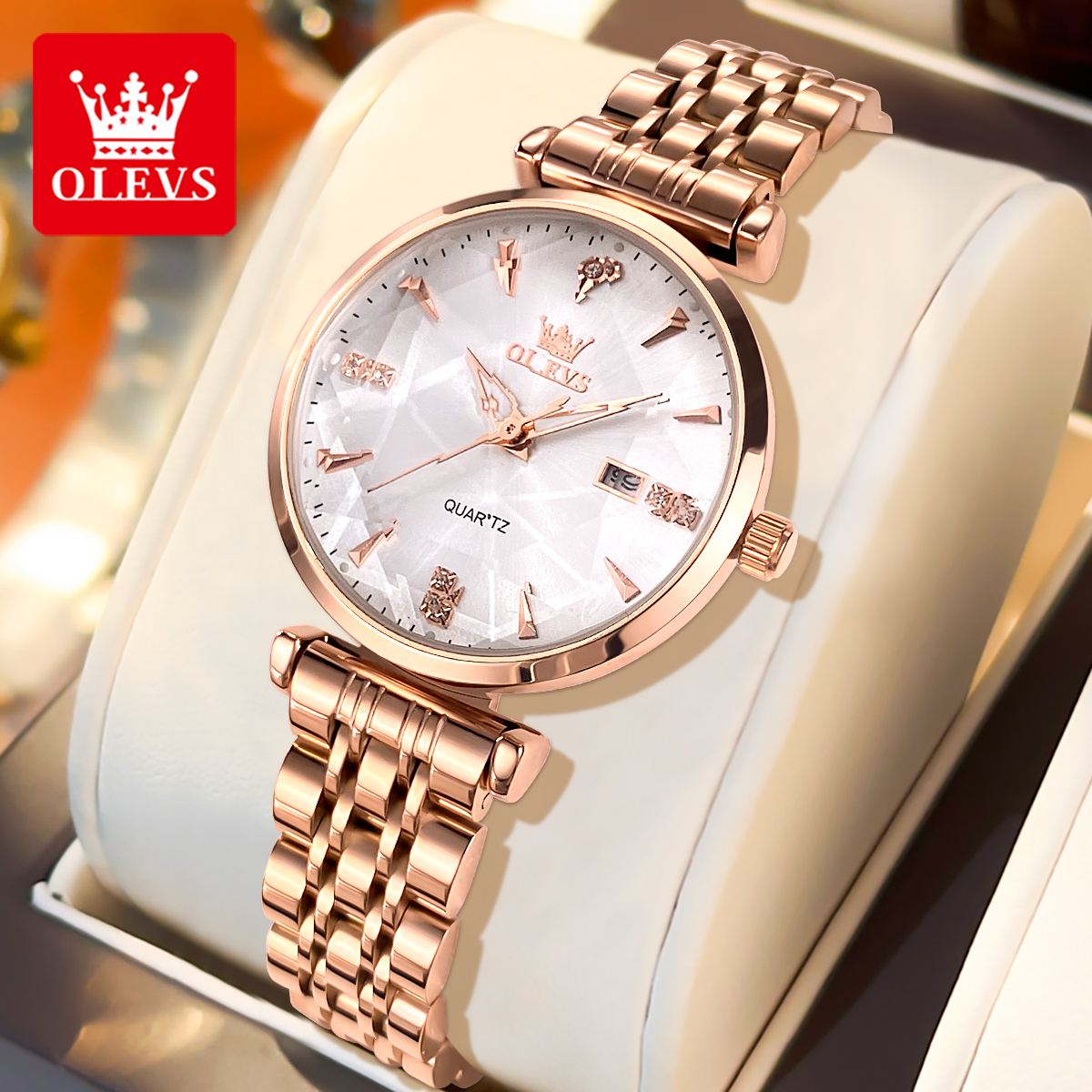 Luxury Watch Brands - OLEVS brand beautiful women's watches Prism