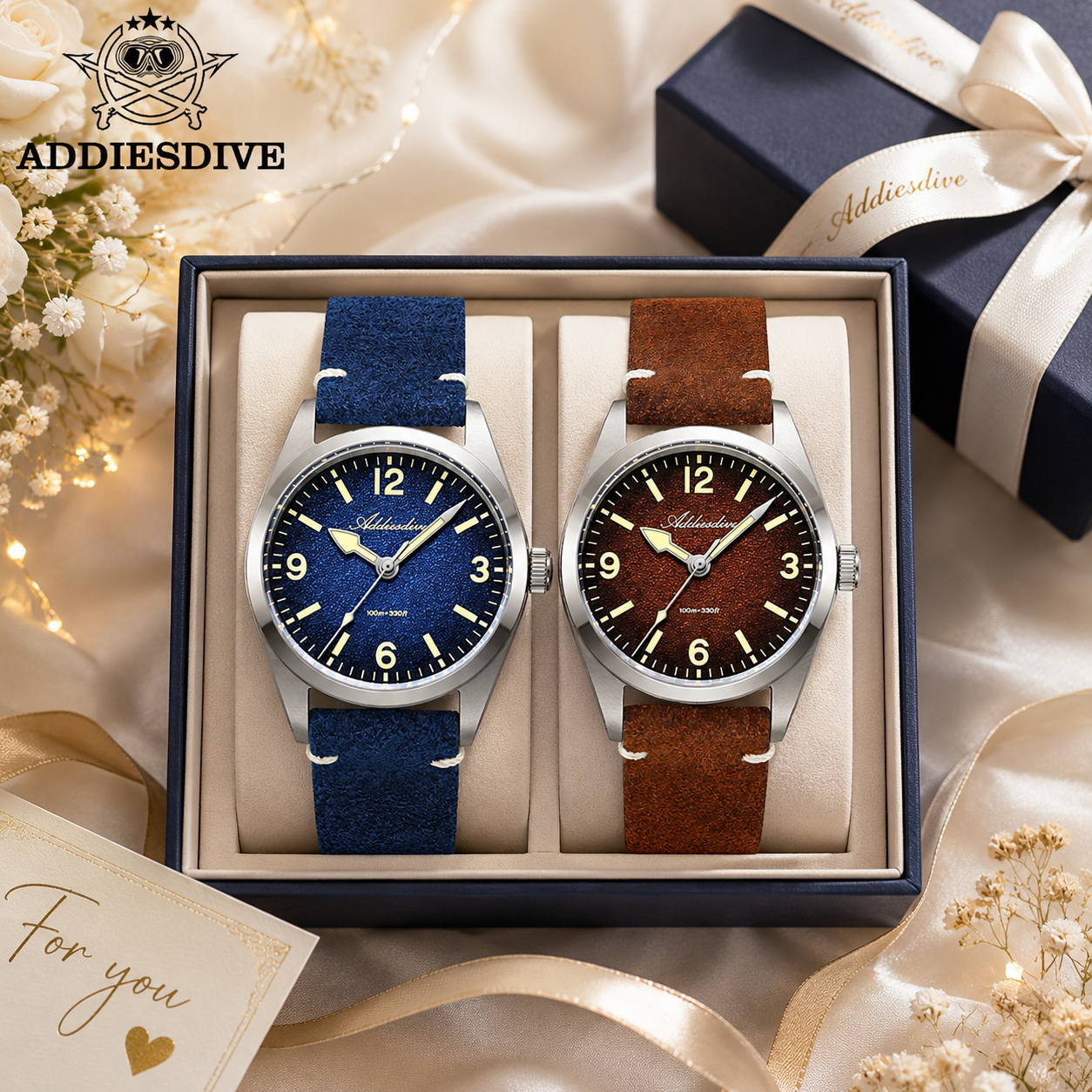 Luxury Watch Design - ADDIESDIVE 36MM 200M Waterproof Sapphire Glass