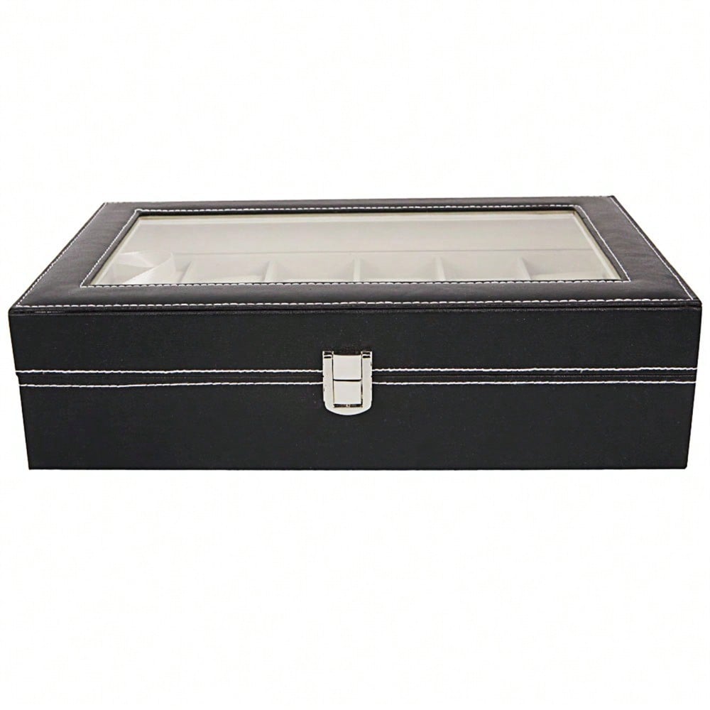 Luxury Watch Level - 12 Compartments Top-Level Opening Leather Watch
