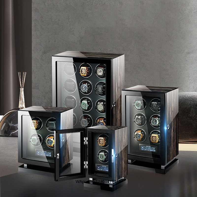 Luxury Watch Winder Box - Mechanical Automatic Watch Winder Luxury Fingerprint
