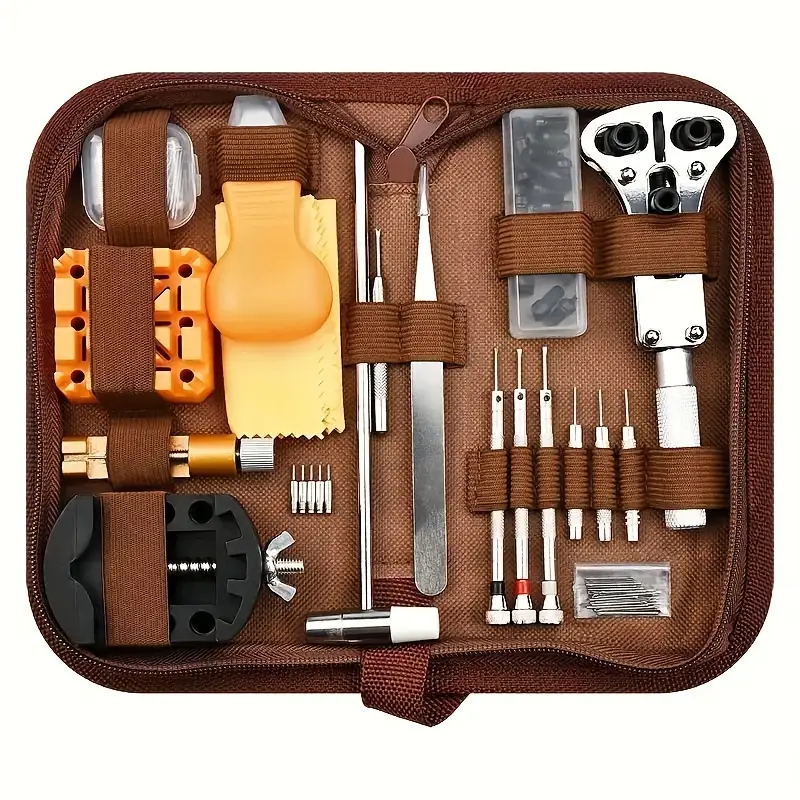 Luxury Watch Cleaning Kit - 168 Watch Repair Kit - Case