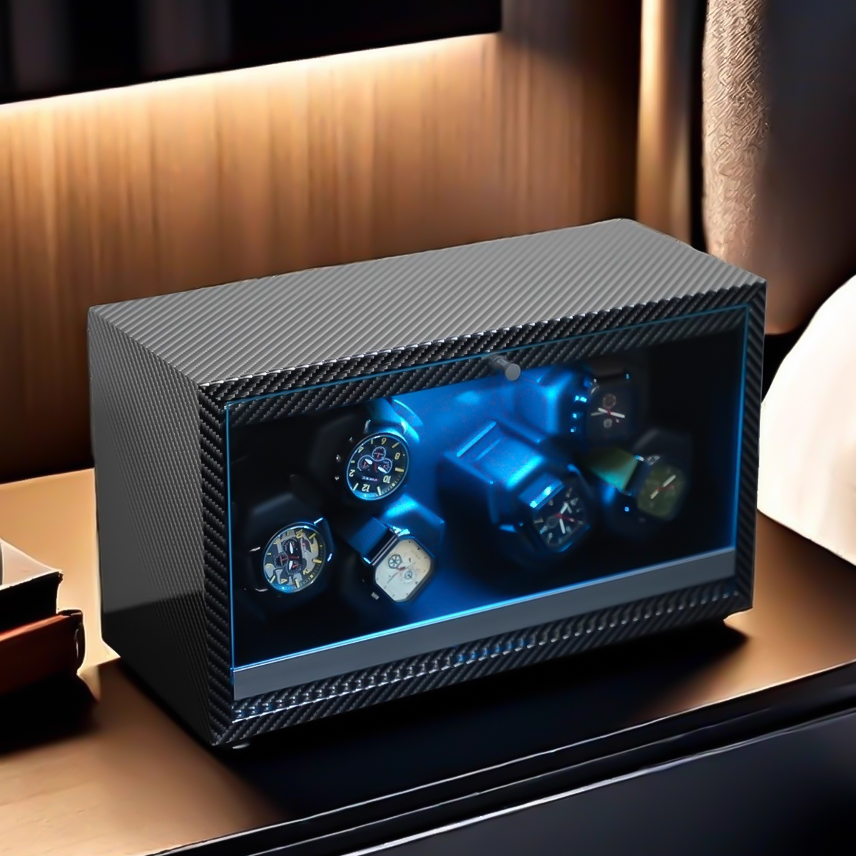 Luxury Watch Winder Box - Watch Winder for Automatic Watches 6/4/2/1