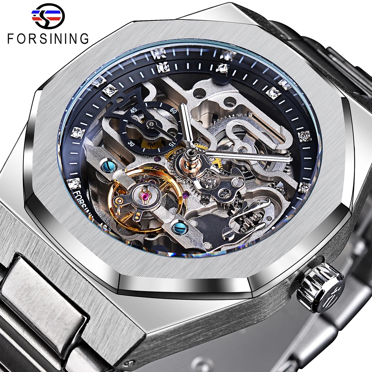 Luxury Watch Ap - Forsining Casual Automatic Mechanical Watch for