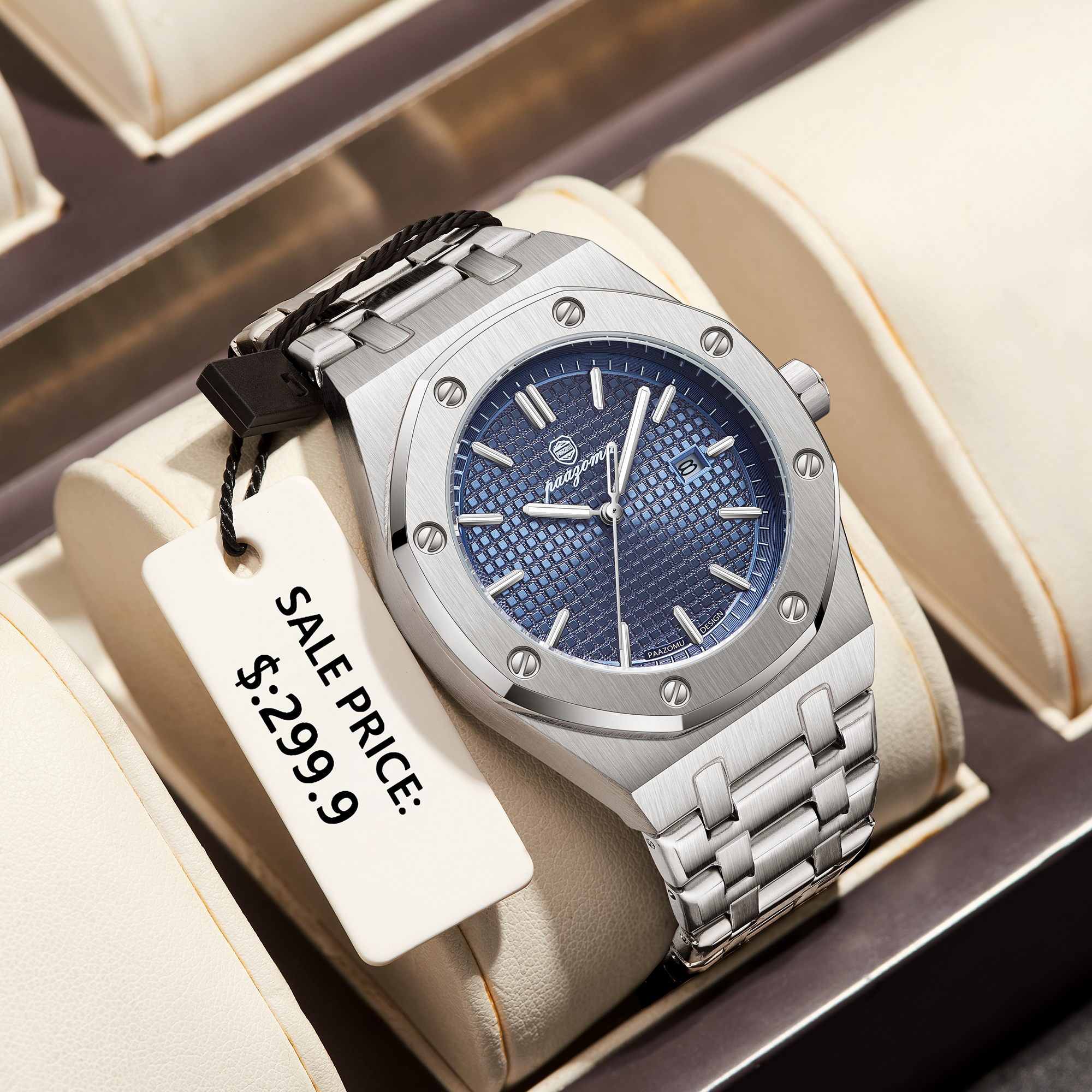 Luxury Watch Ap - PAAZOMU Luxury Business Man Wristwatch Waterproof