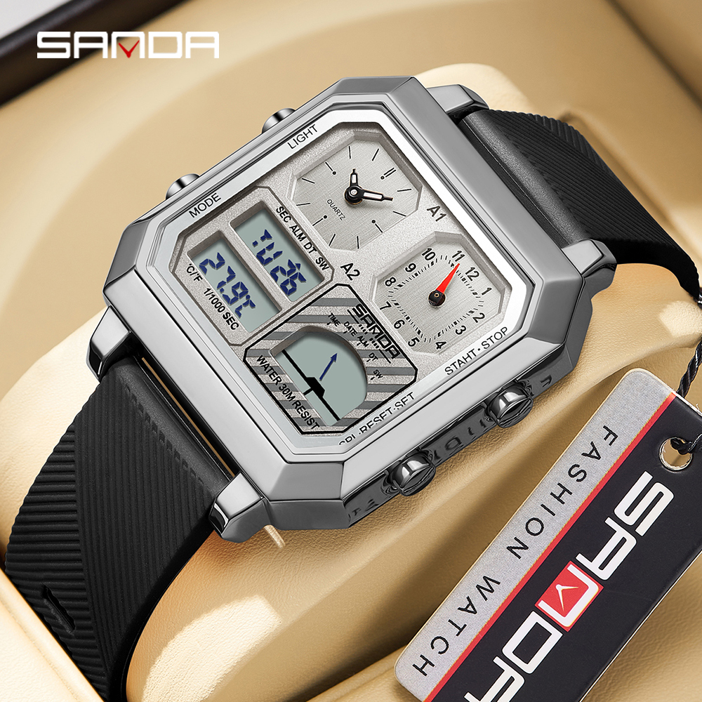 Luxury Watch Shop - SANDA Top Brand 6210 Fashion Men's