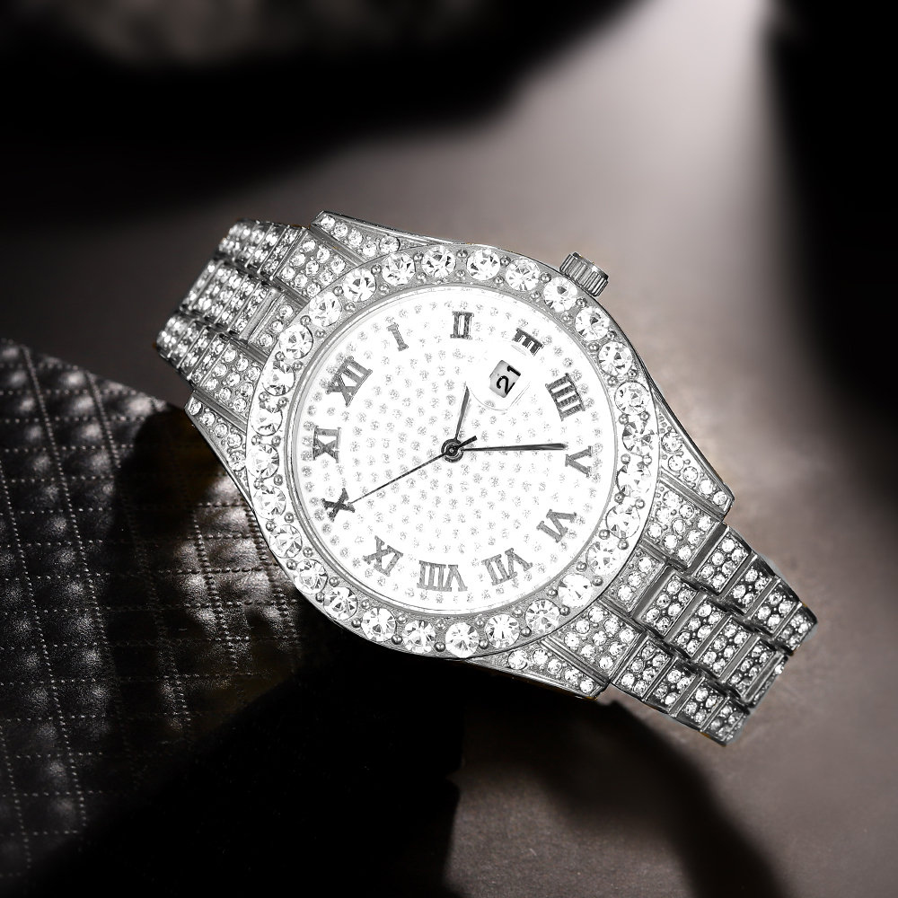 1 Hip-hop Full Diamond Silver  - Luxury Watch Life recensie en prijs