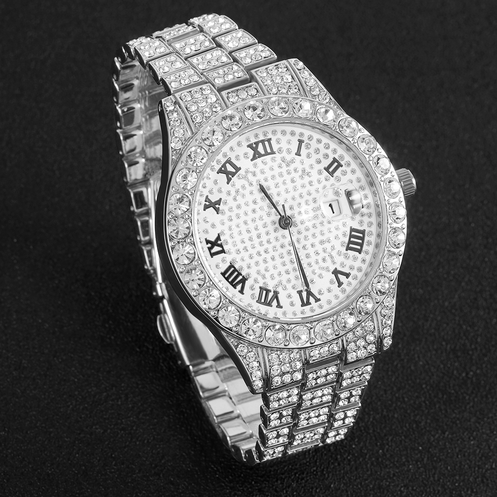 1 Hip-hop Full Diamond Silver  - Luxury Watch Life recensie en prijs