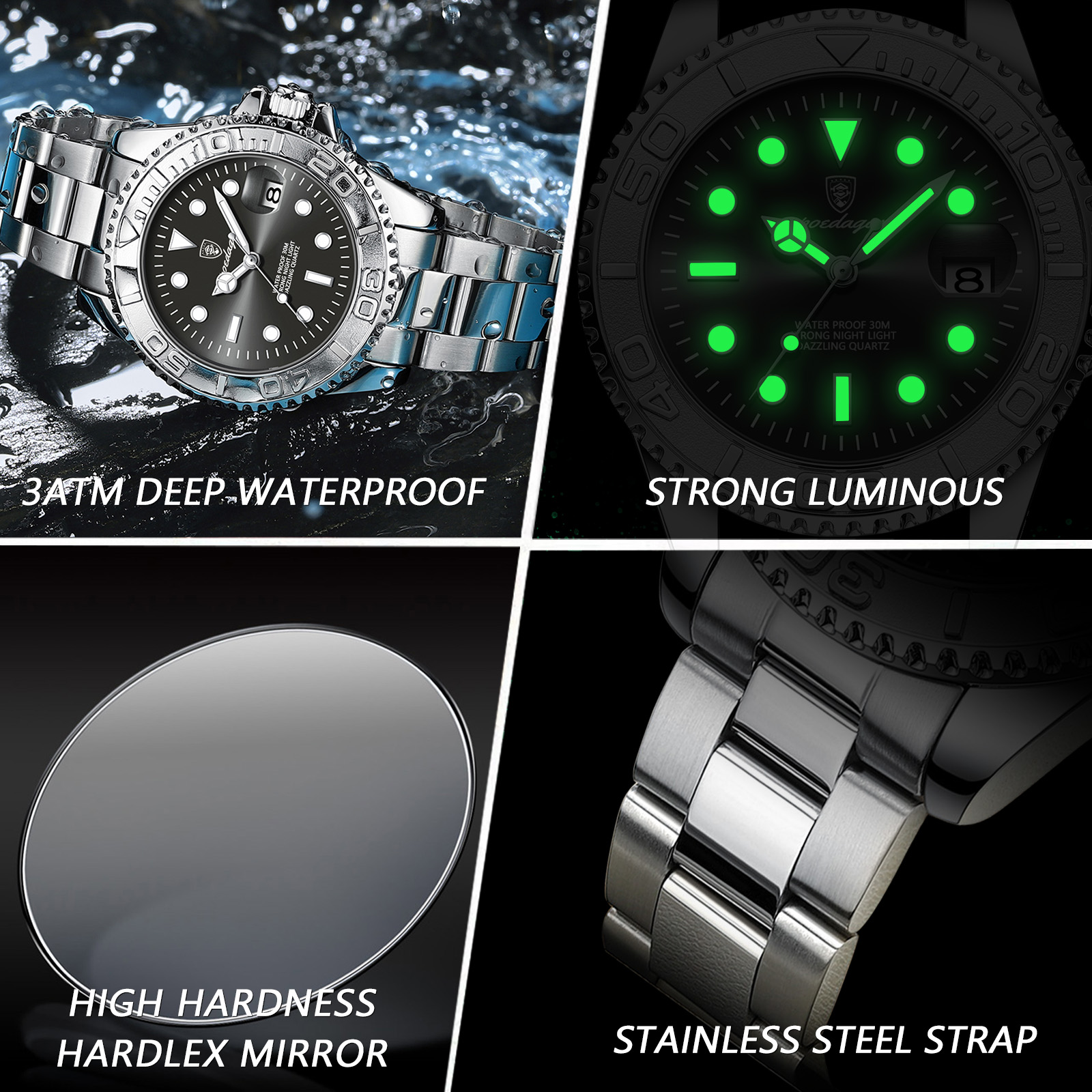 POEDAGAR Luxury Business Men W - Luxury Watch Hublot recensie en prijs