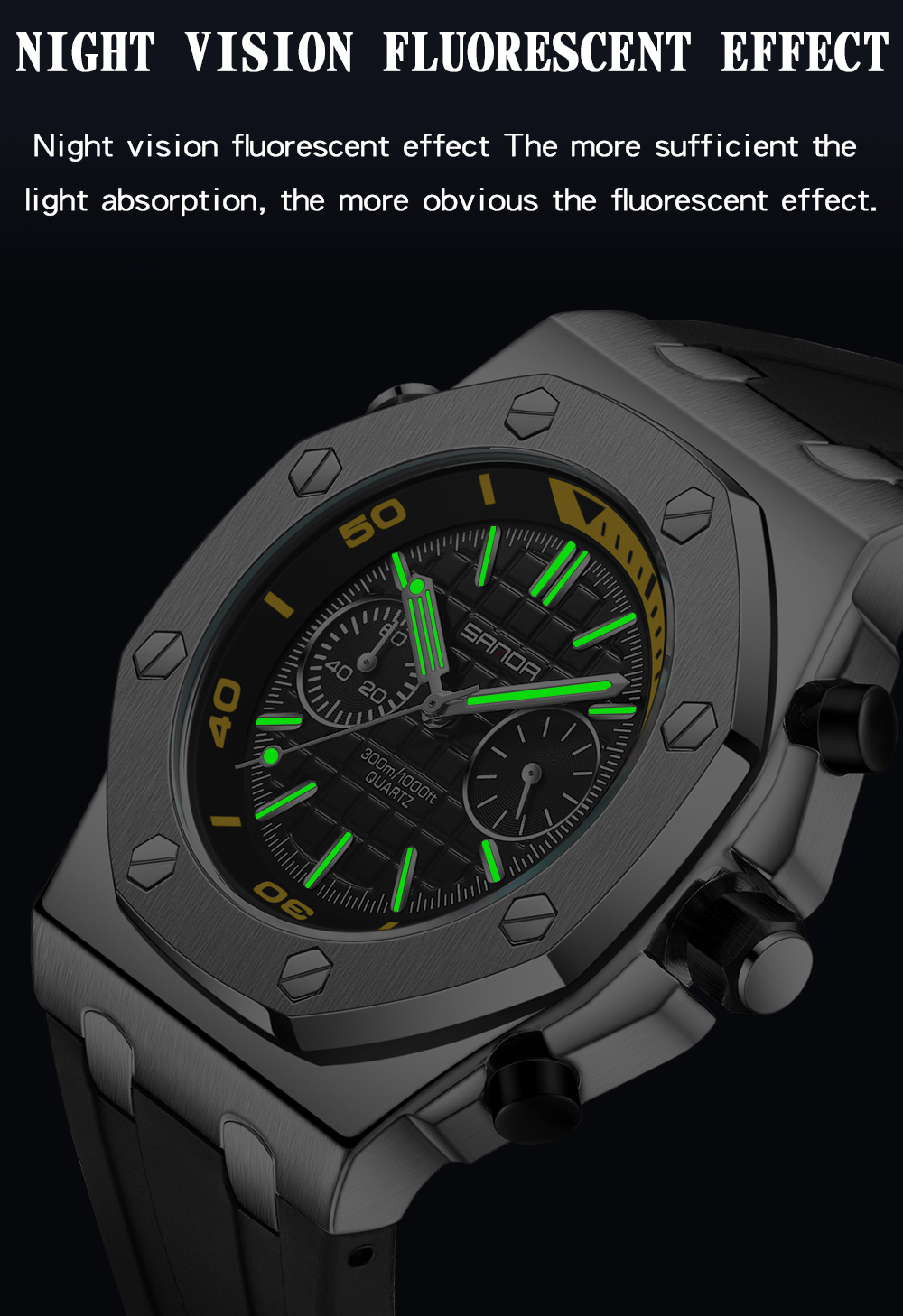 SANDA 7027 Fashion Luxury Men' - Luxury Watch Shop recensie en prijs