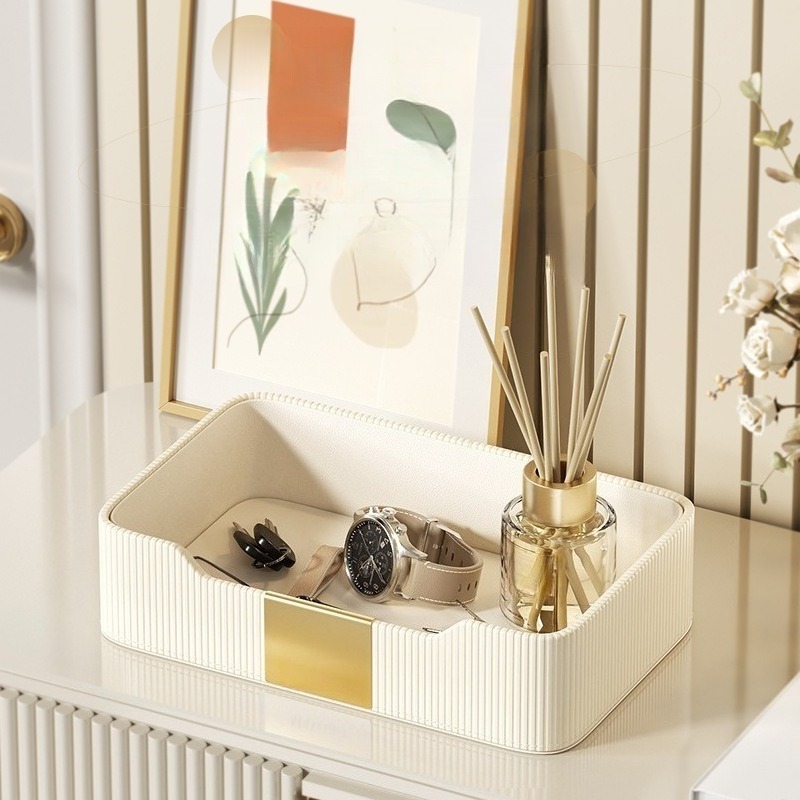 PU Leather Desk Tray - Multi-L - Luxury Watch Level recensie en prijs