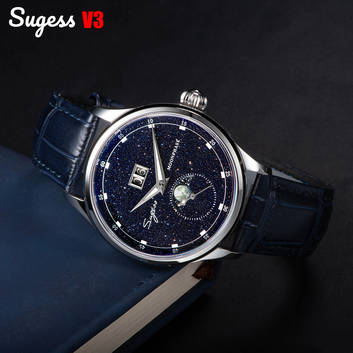 Sugess Moonphase Watch of Men  - Minute Repeater Watch recensie en prijs