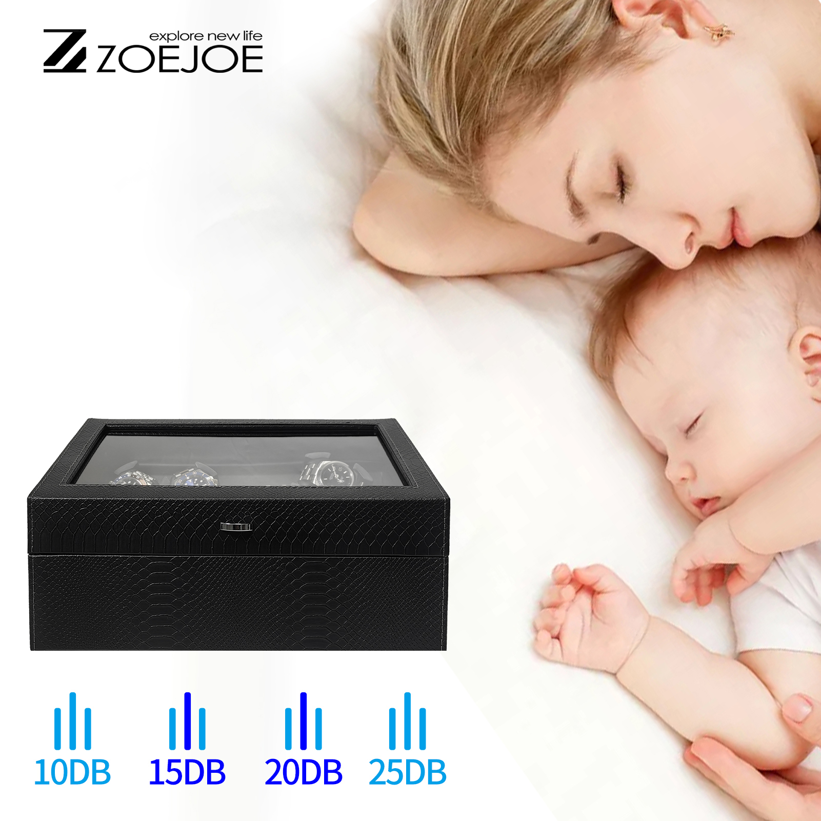 ZOEJOE 6+6 Slots Automatic Wat - Luxury Watch Winder Box recensie en prijs