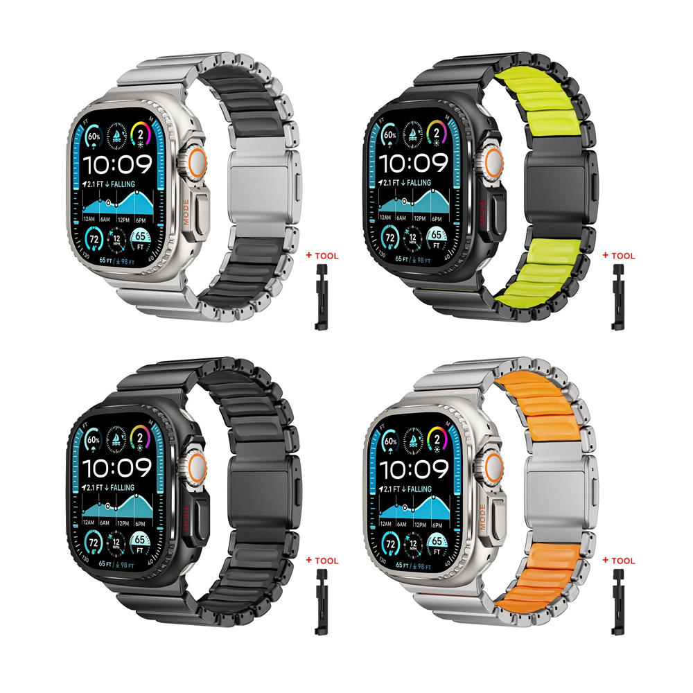 Luxury Titanium Band+Metal Cas - Luxury Watch Apple recensie en prijs