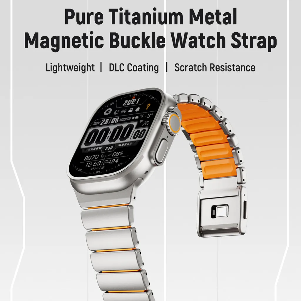 Luxury Titanium Band+Metal Cas - Luxury Watch Apple recensie en prijs