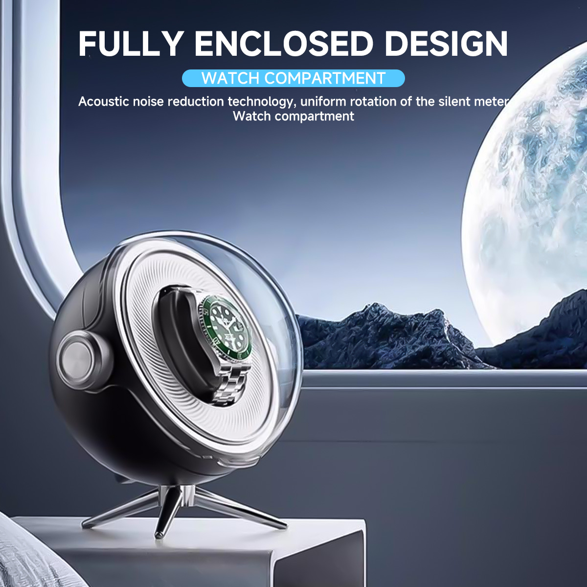 High End Silent Breathing Ligh - Luxury Watch Winder Box recensie en prijs