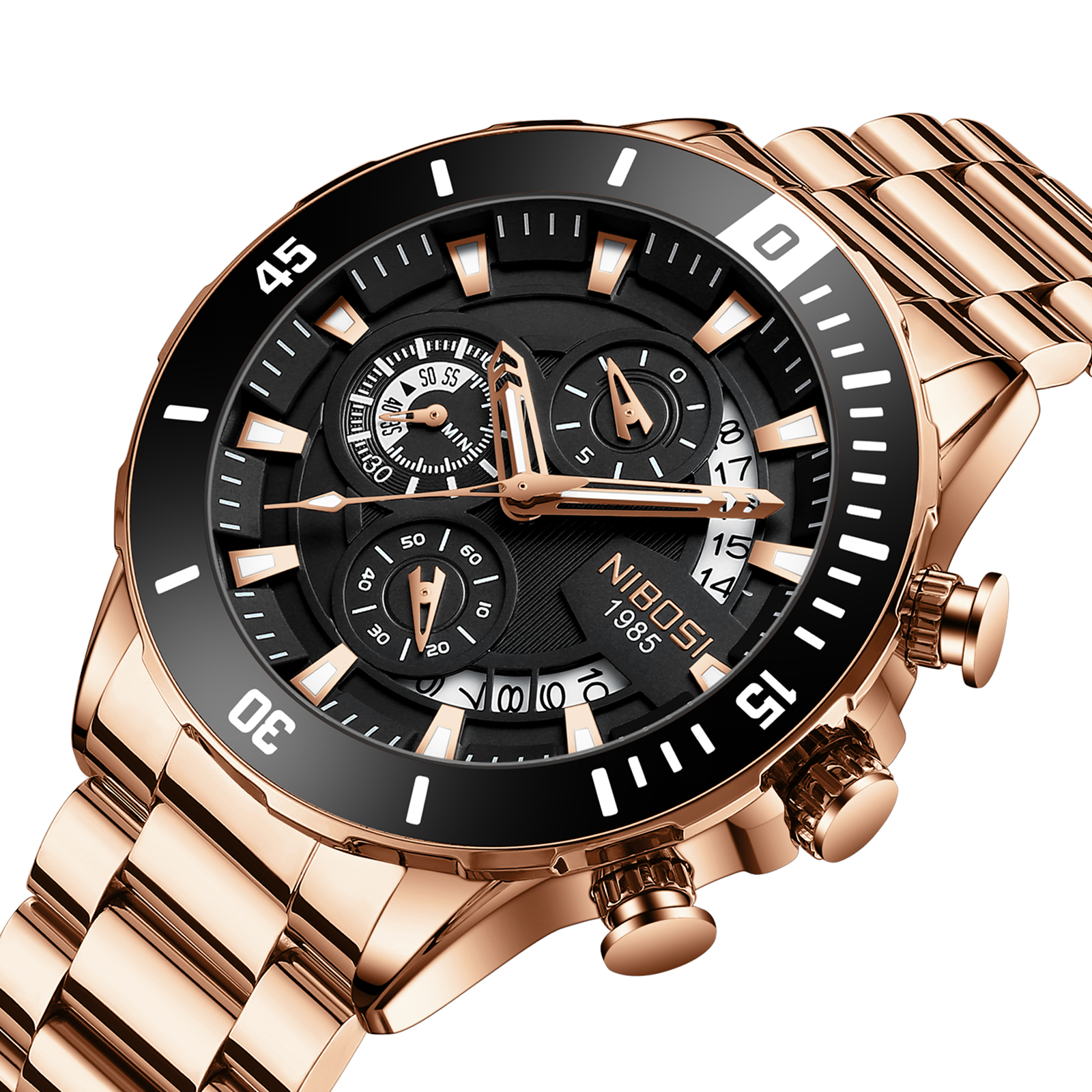 NIBOSI New Men's Watches Top B - Luxury Watch Brands recensie en prijs
