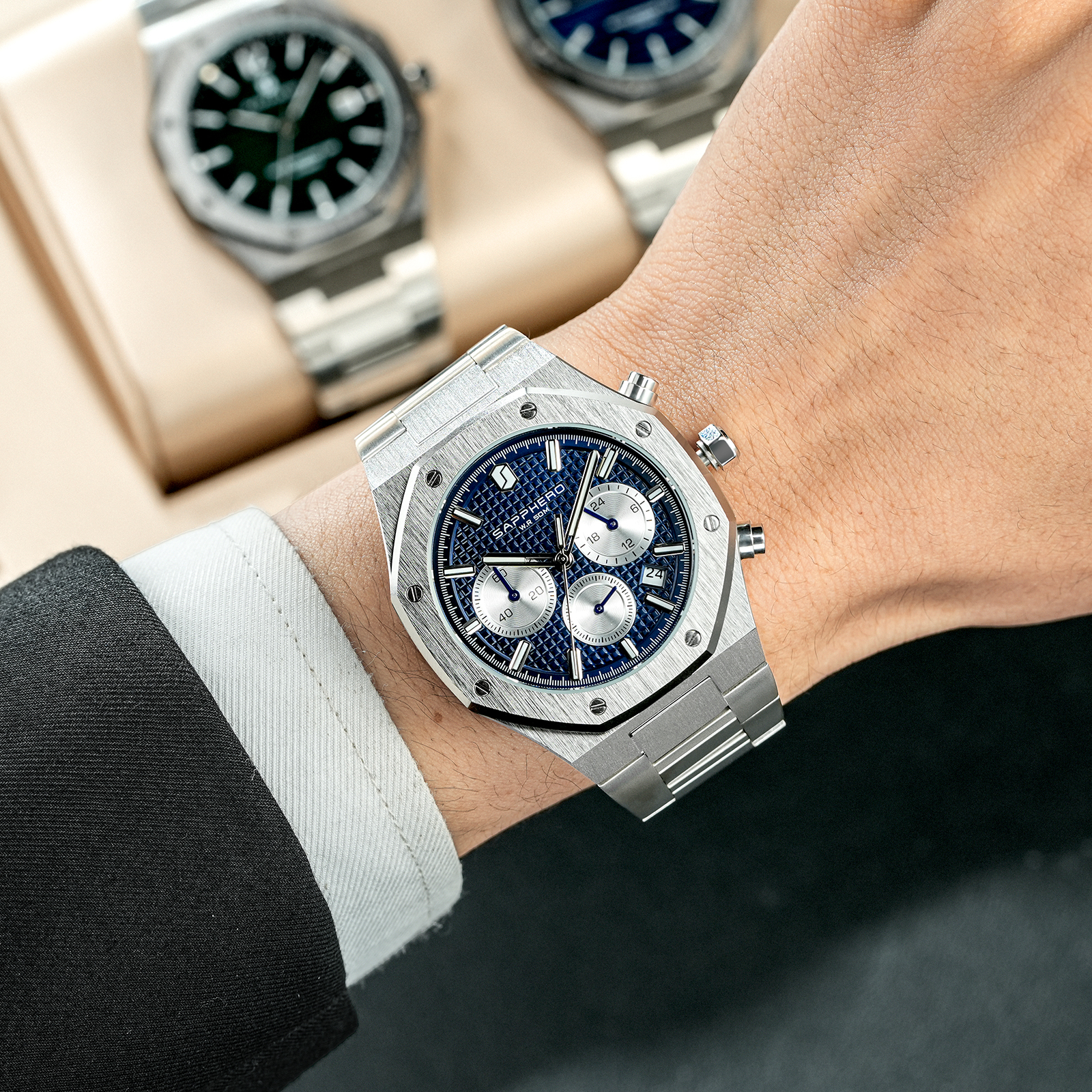 SAPPHERO Men's Watch Waterproo - Luxury Watch Hublot recensie en prijs