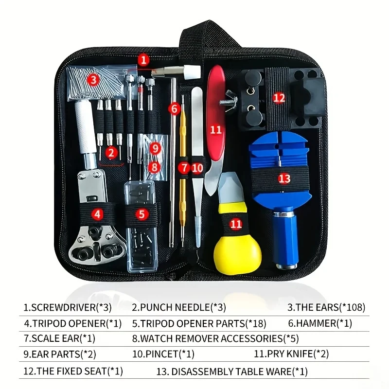 147 Pcs Tools For Repairing Wa - Luxury Watch Cleaning Kit recensie en prijs