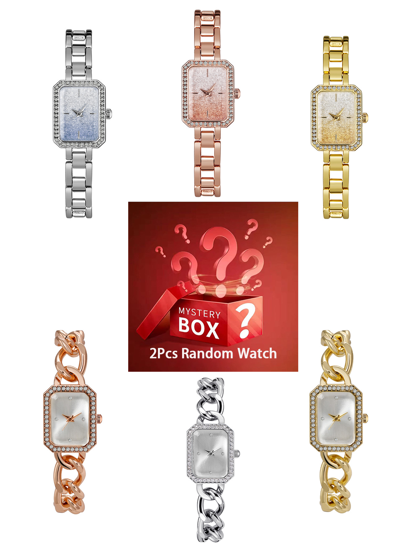 2 pieces women's watches myste - Luxury Watch Box recensie en prijs