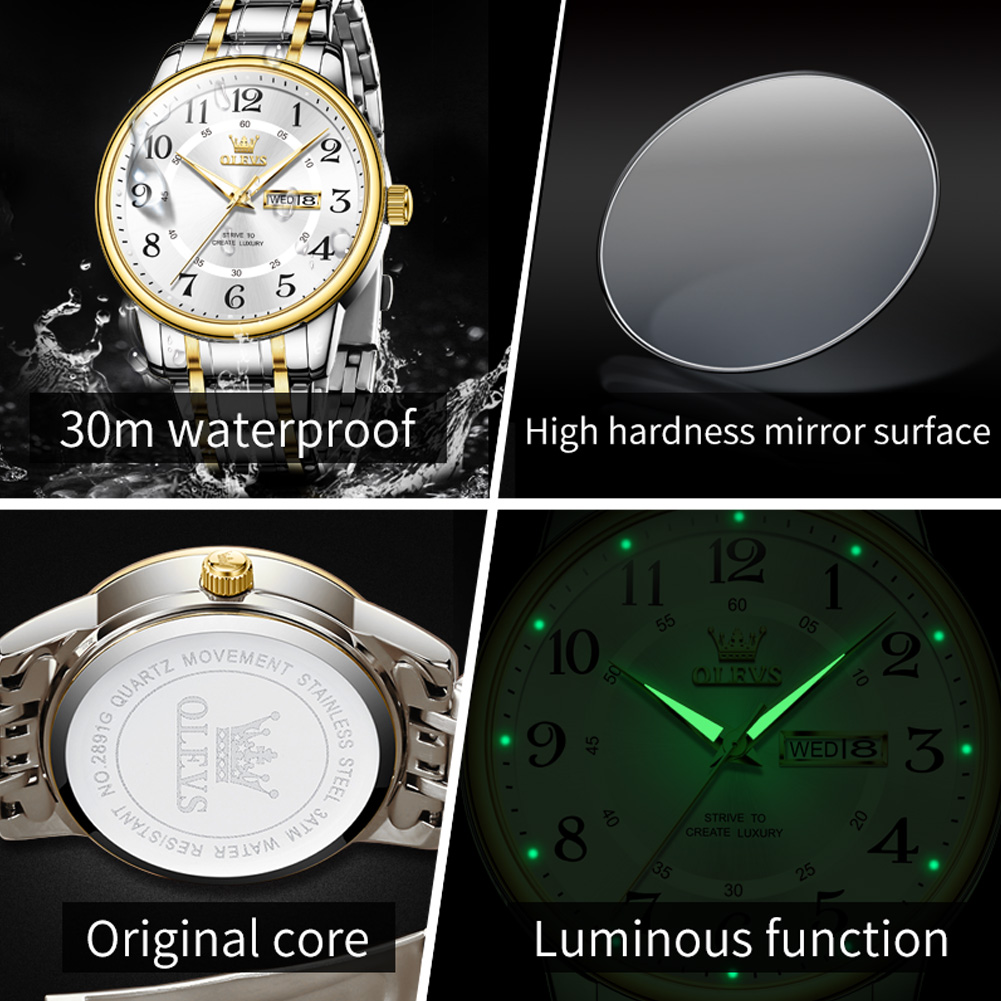 OLEVS Casual fashion men's wat - Luxury Watch Brands recensie en prijs