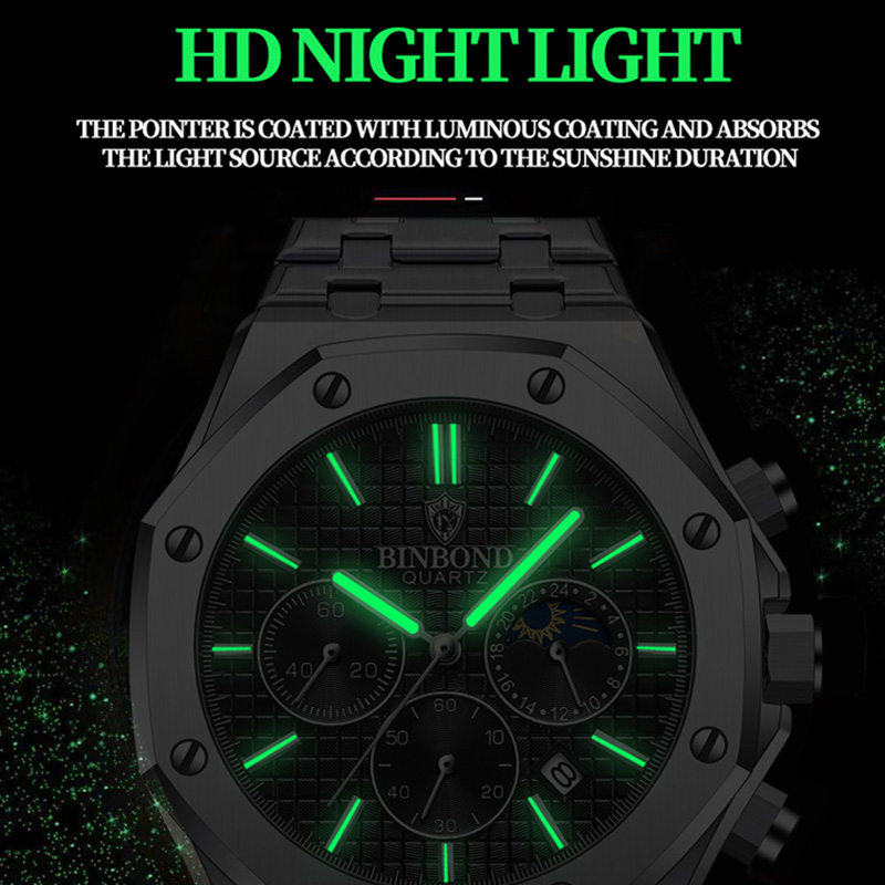 BINBOND Quality Men Watch Luxu - Luxury Watch Hublot recensie en prijs