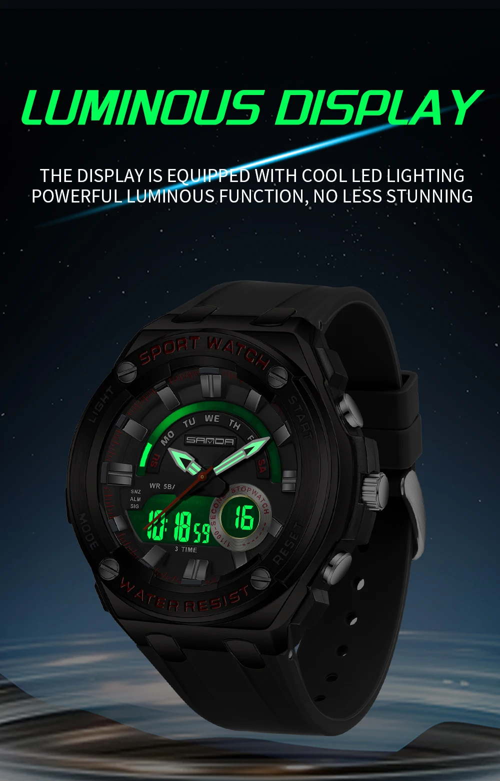 SANDA New Hot Selling Men's El - Luxury Watch Shop recensie en prijs