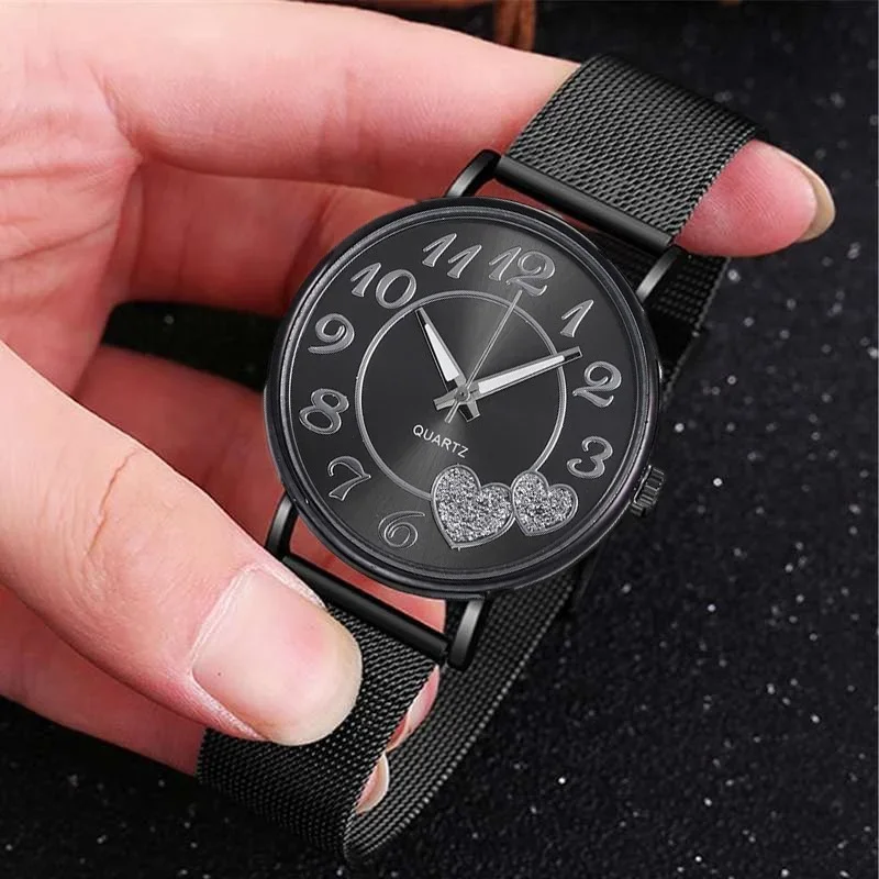 Elegant Rose Gold Heart Dial W - Luxury Watch Level recensie en prijs