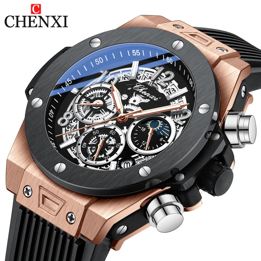 CHENXI Fashion Silicone Chrono - Luxury Watch Hublot recensie en prijs