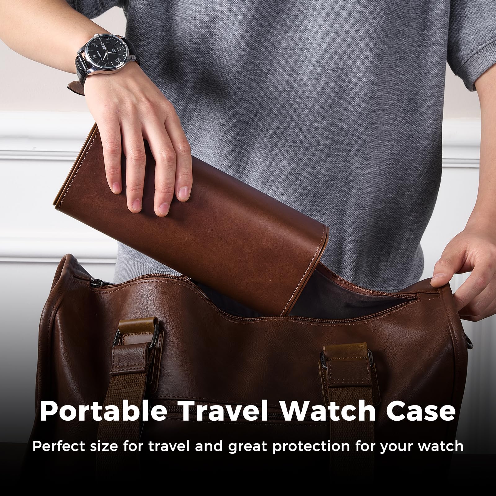 Luxury PU Leather Watch Case W - Luxury Watch Winder Box recensie en prijs
