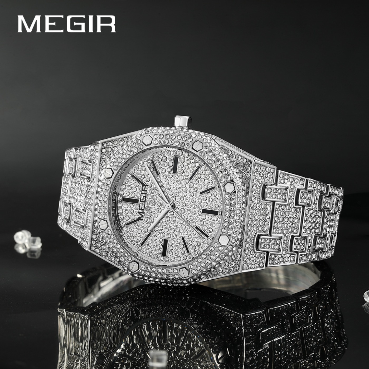 MEGIR Luxury Quartz Rhinestone - Luxury Watch Brands recensie en prijs