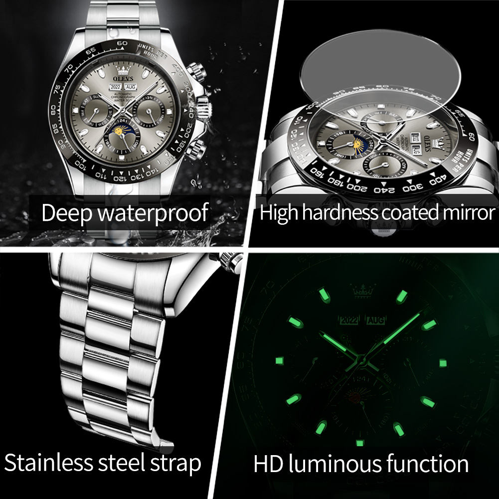 OLEVS 6654 Luxury Mens Watch C - Luxury Watch Ap recensie en prijs