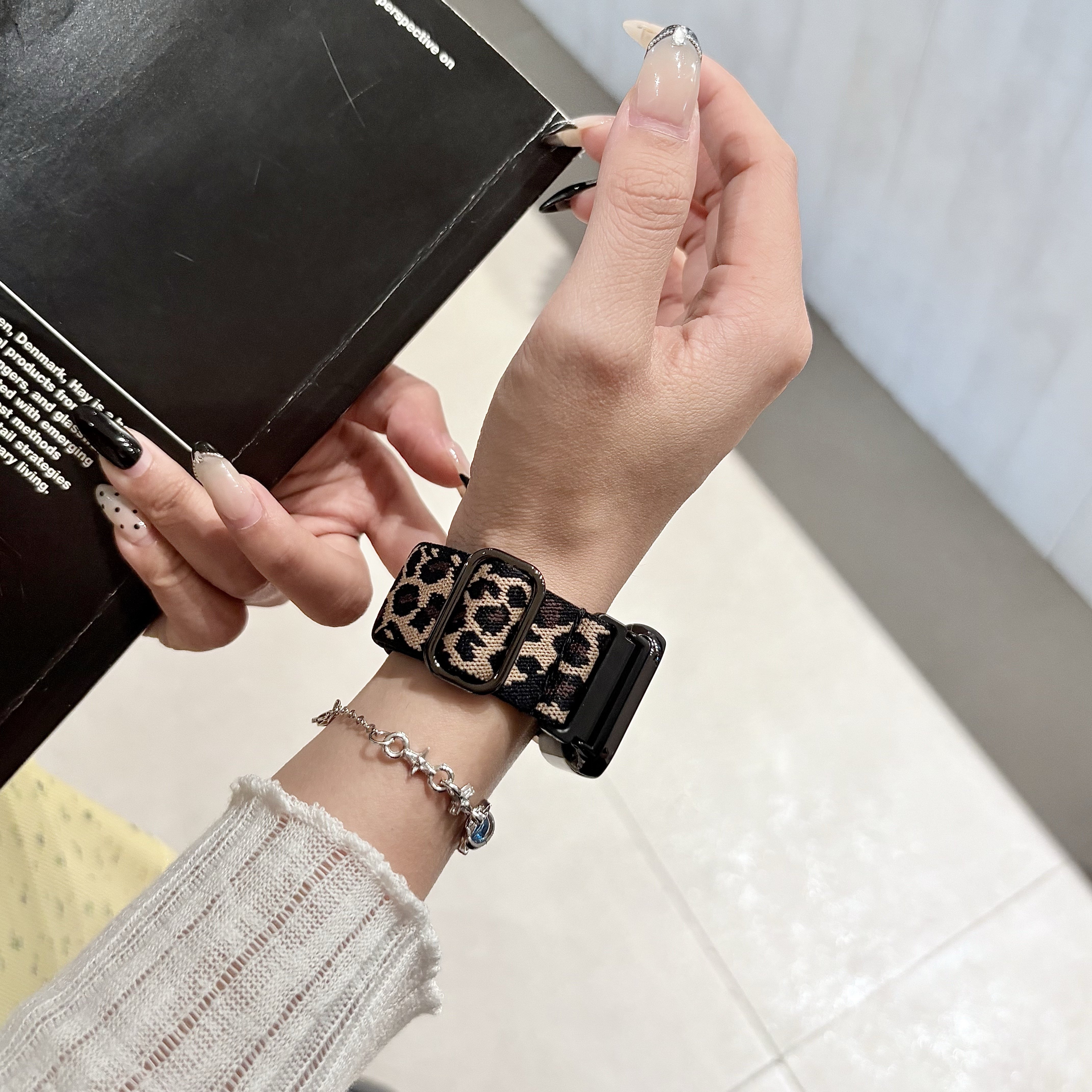 Leopard Print Nylon Elastic St - Xiaomi Luxury Watch recensie en prijs