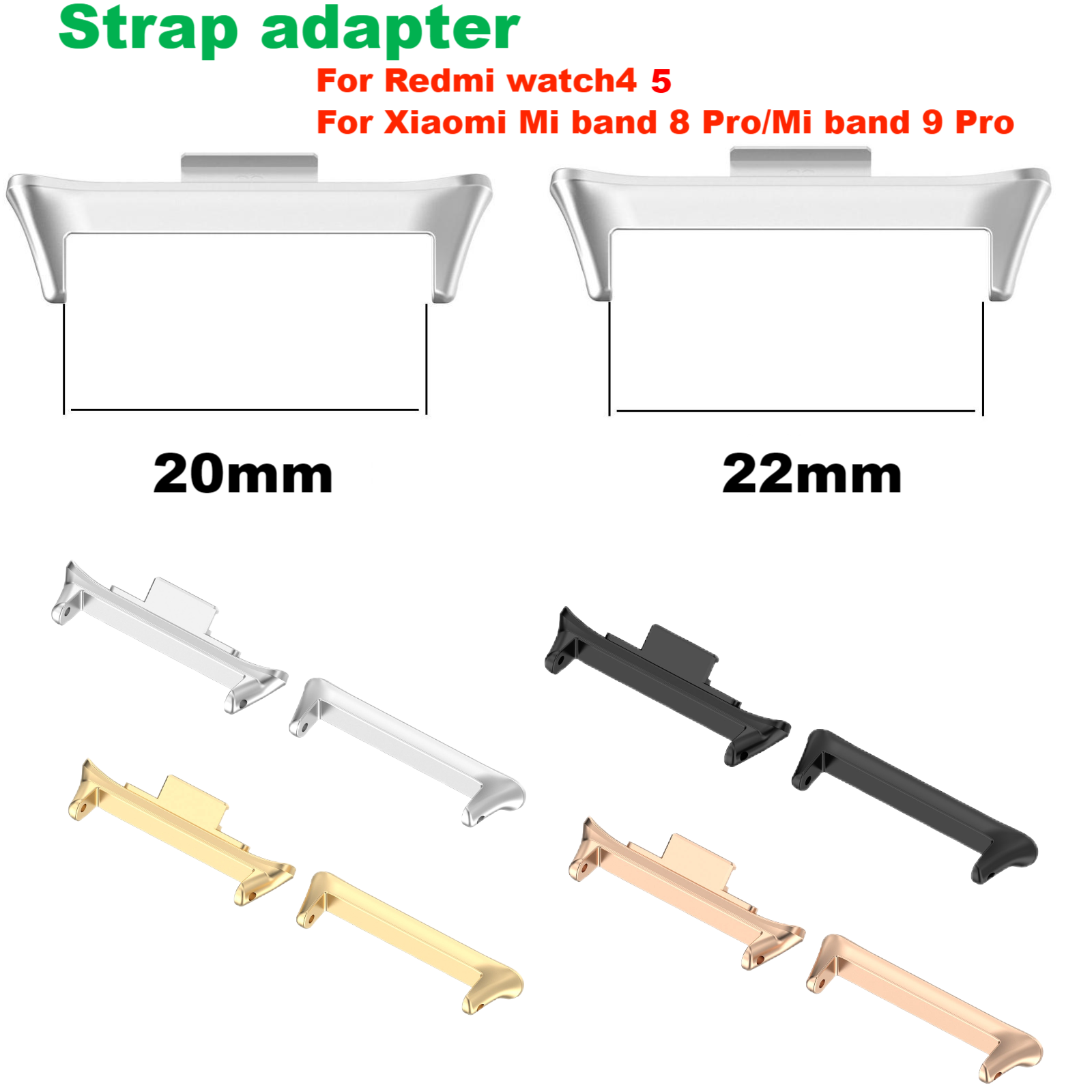 1 Pair Adapter For Redmi Watch - Xiaomi Luxury Watch recensie en prijs