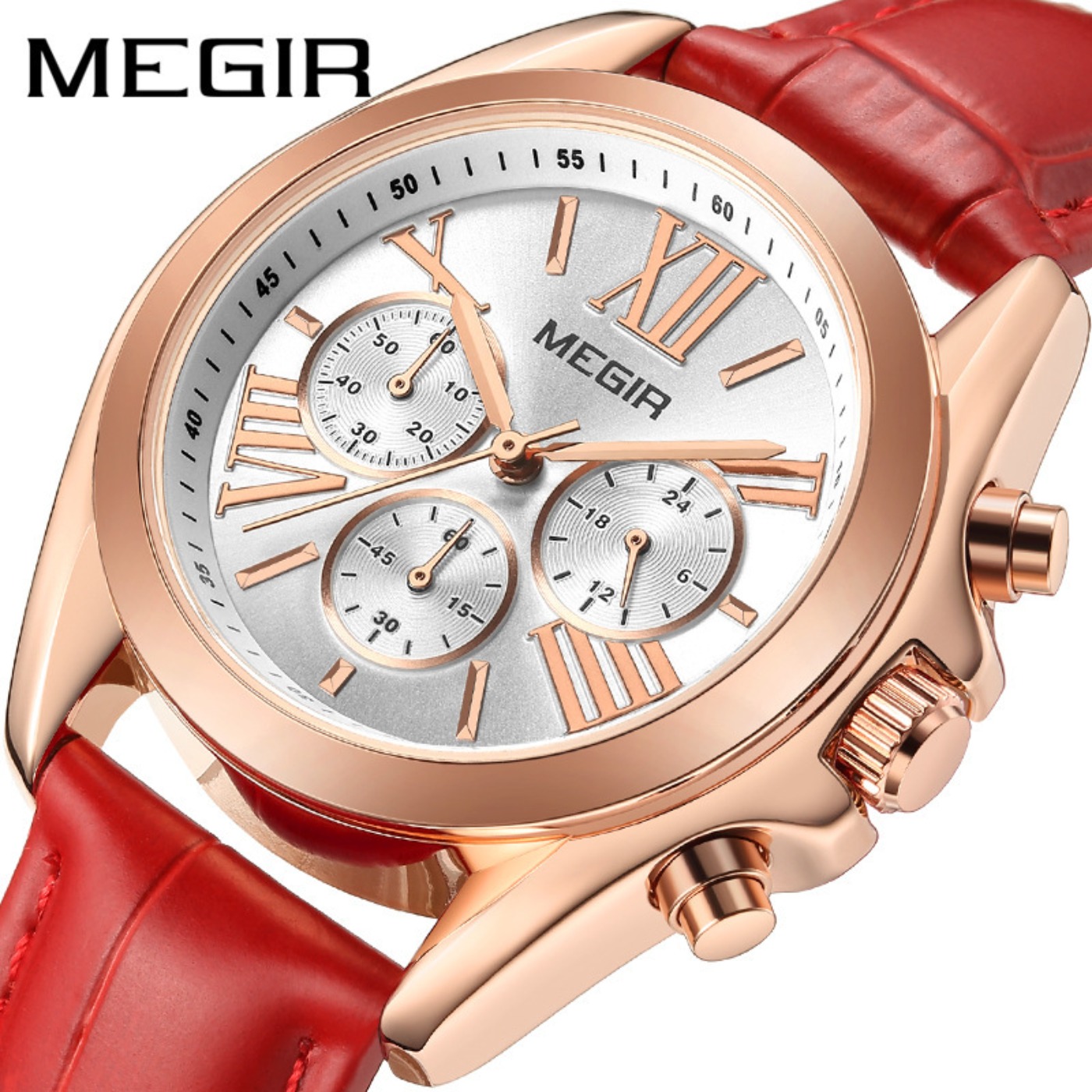 MEGIR New Luxury Leather Watch - Luxury Watch Brands recensie en prijs