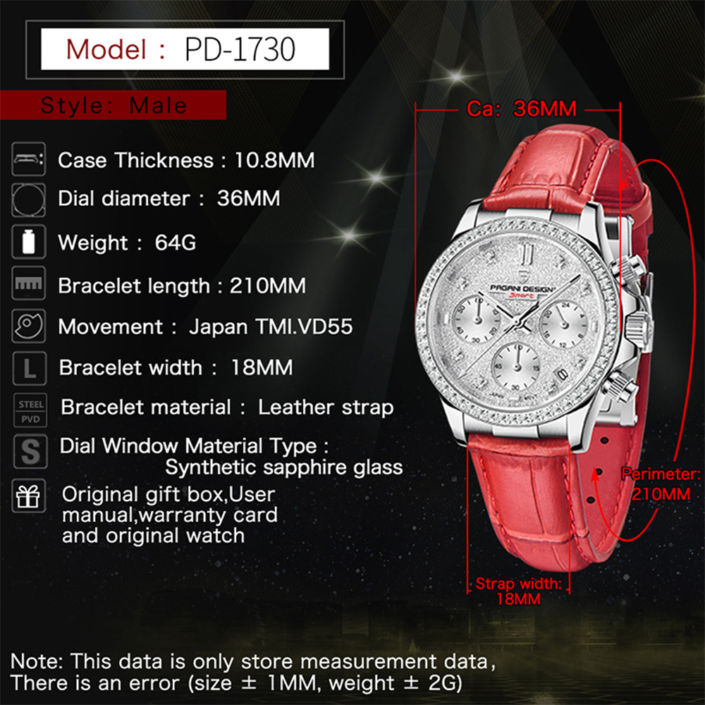 PAGANI DESIGN 1730 Fashion Mul - Luxury Watch Design recensie en prijs