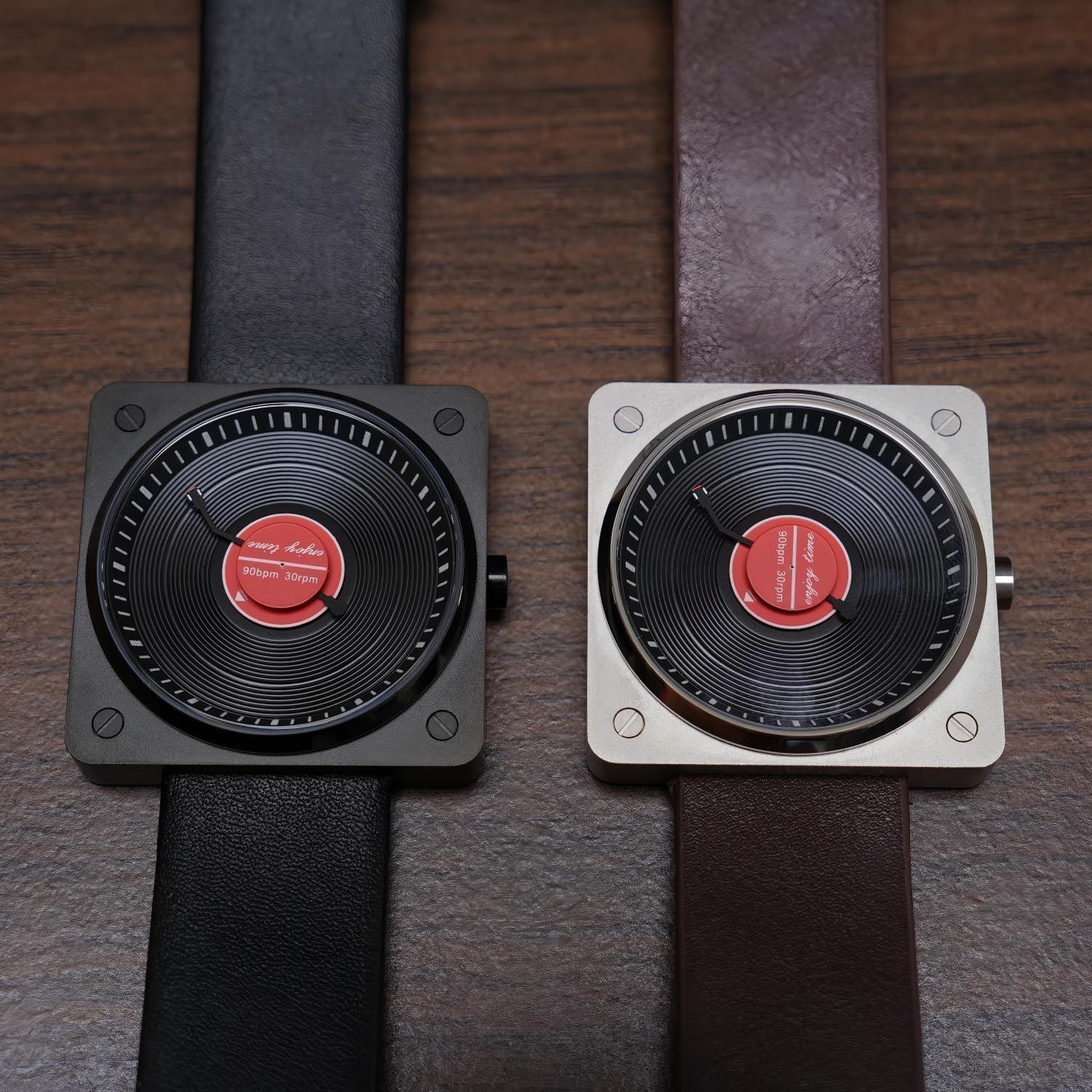 SKU Vinyl Record Quartz watch  - Luxury Watch Design recensie en prijs