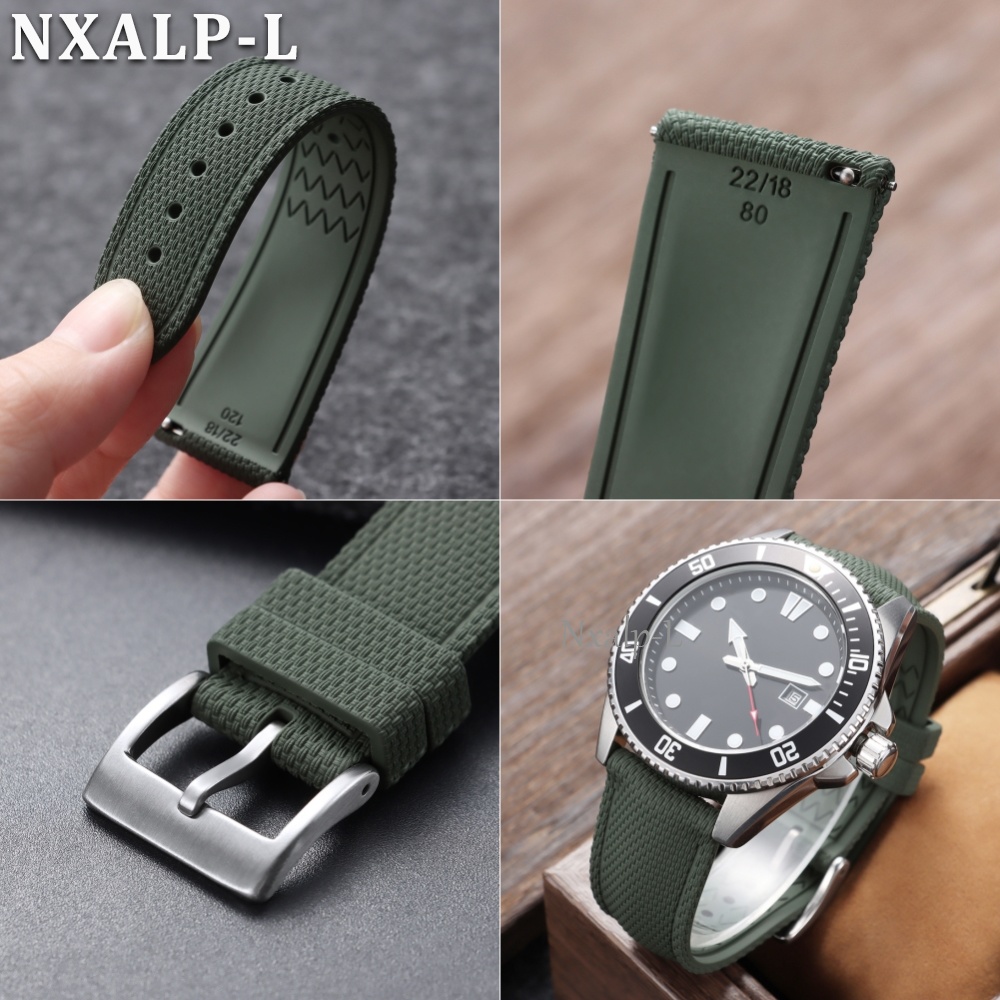 Fluoro Rubber Watch Strap 20mm - Luxury Watch Omega recensie en prijs