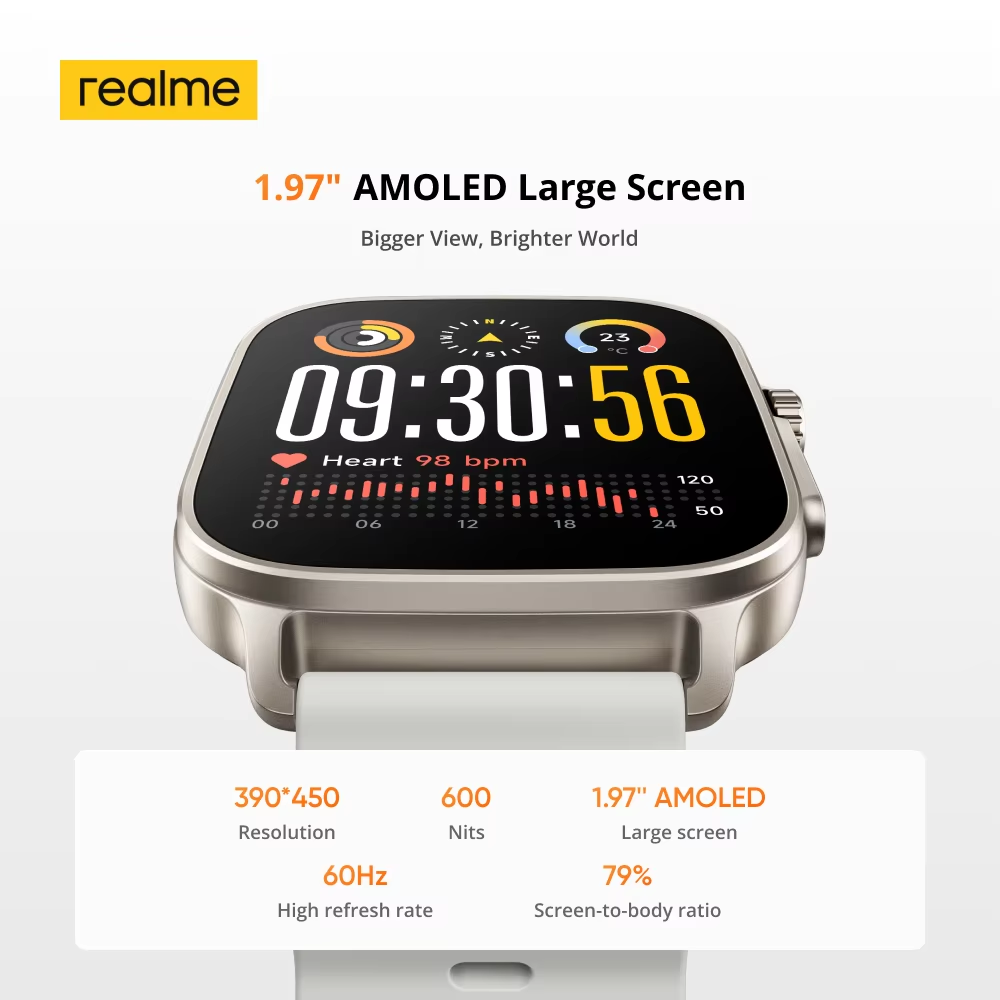 Global Version realme watch 5  - Xiaomi Luxury Watch recensie en prijs