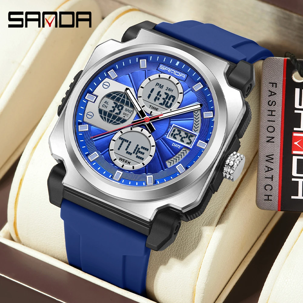 SANDA Men's Electronic Watch O - Luxury Watch Shop recensie en prijs