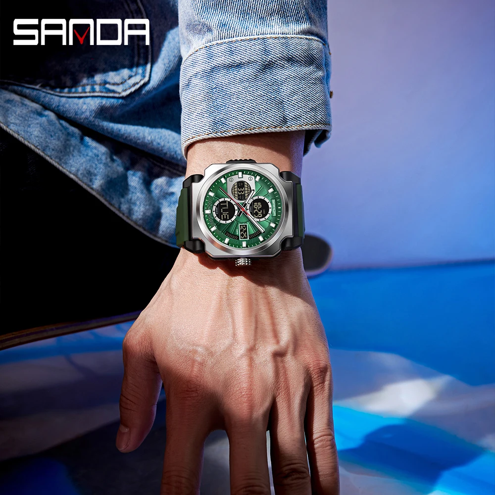 SANDA Men's Electronic Watch O - Luxury Watch Shop recensie en prijs