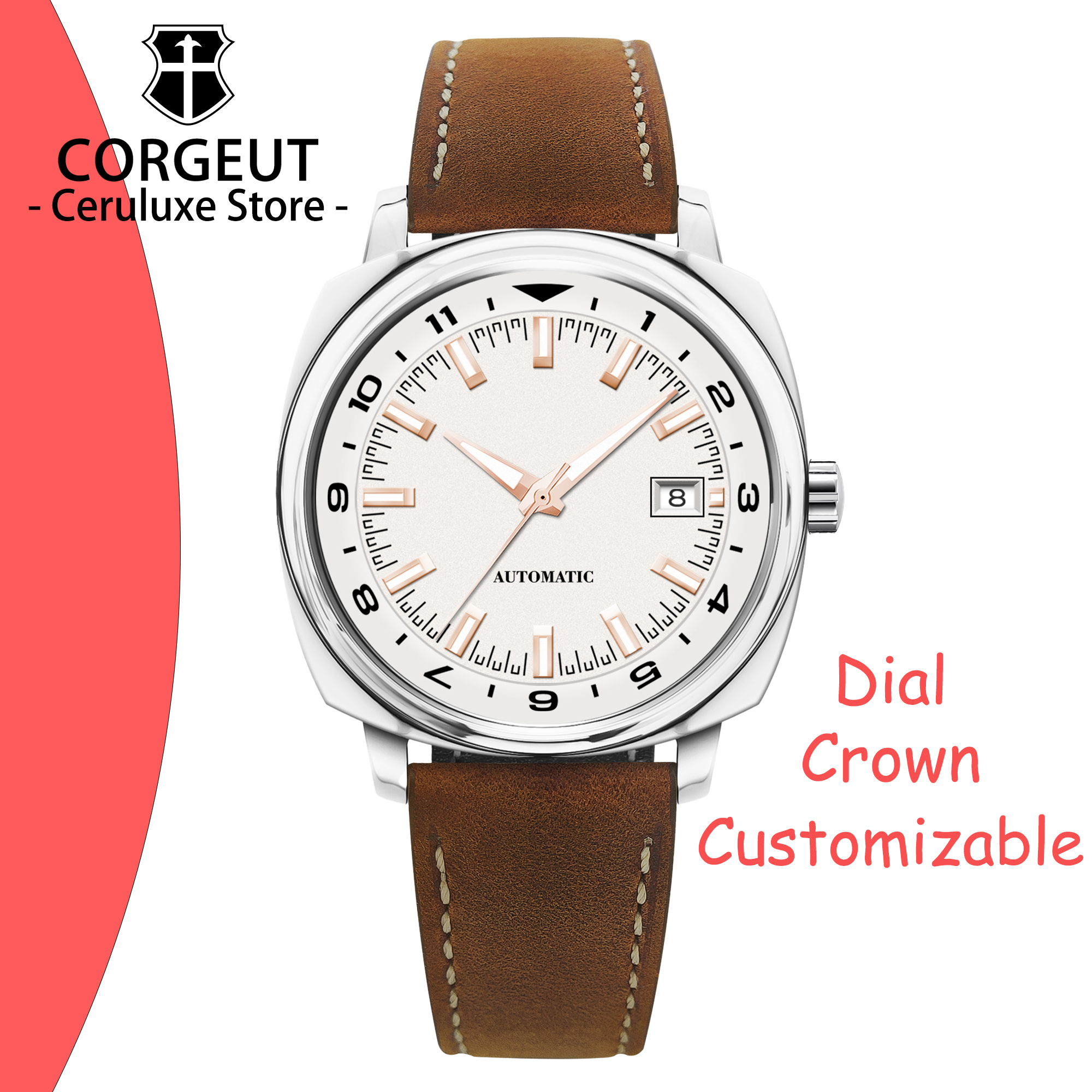 CUSTOM 42MM Stainless Steel Sa - Luxury Watch Life recensie en prijs