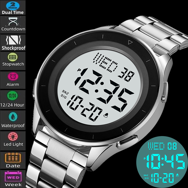 Skmei Dual Time Zone LED Digit - Minute Repeater Watch recensie en prijs