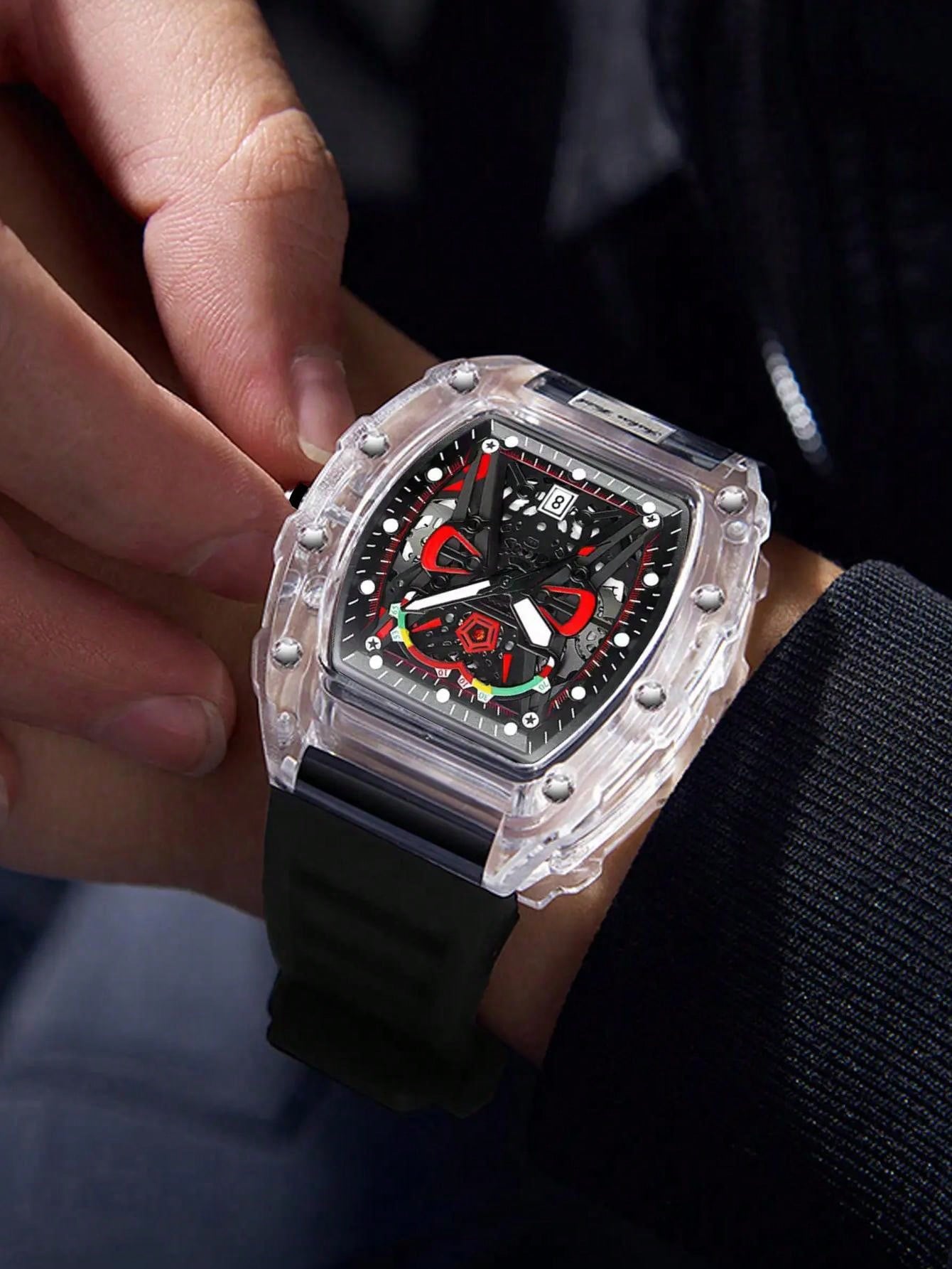 New Men Quartz Watch Transpare - Luxury Watch Hublot recensie en prijs