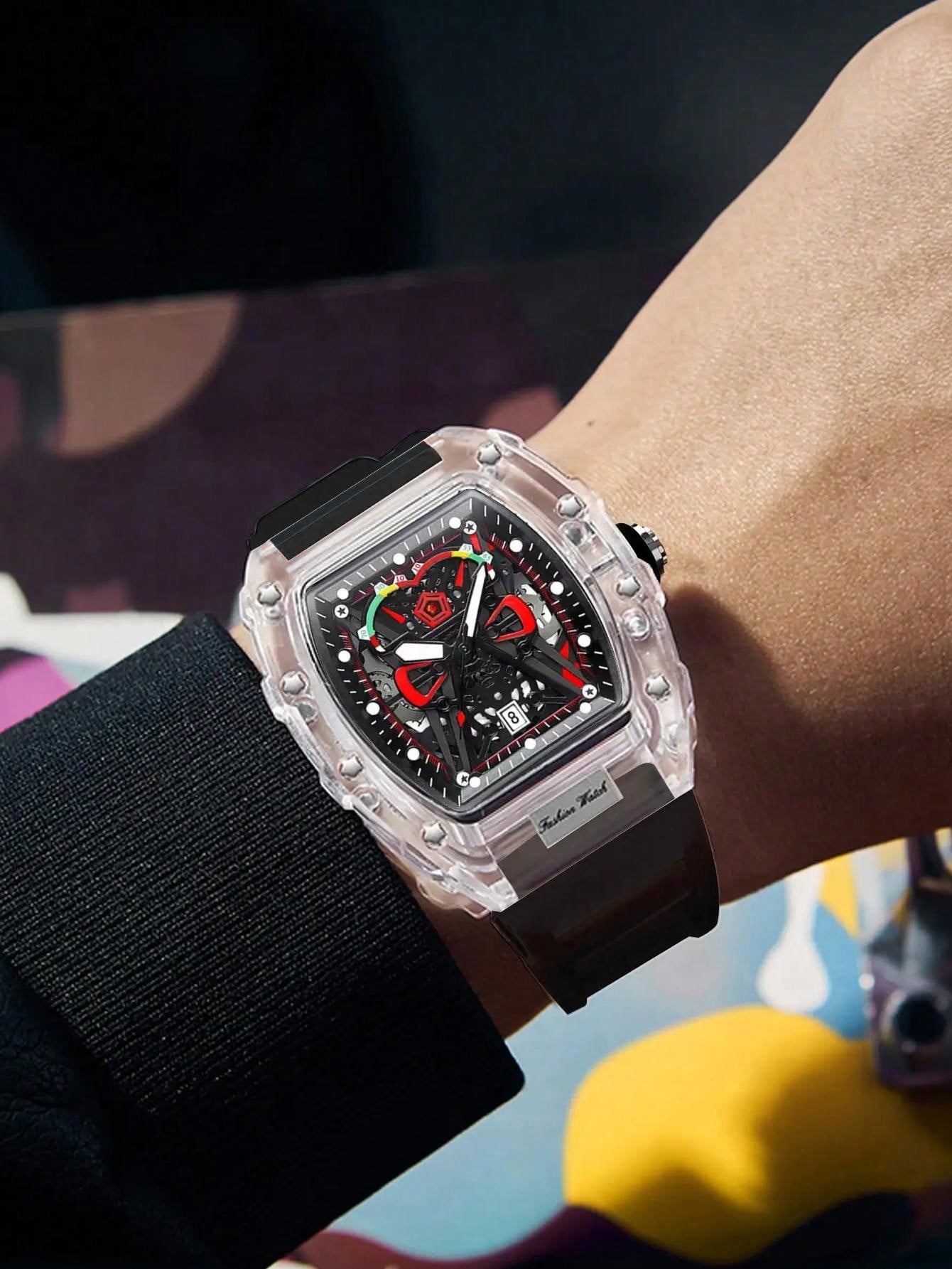 New Men Quartz Watch Transpare - Luxury Watch Hublot recensie en prijs