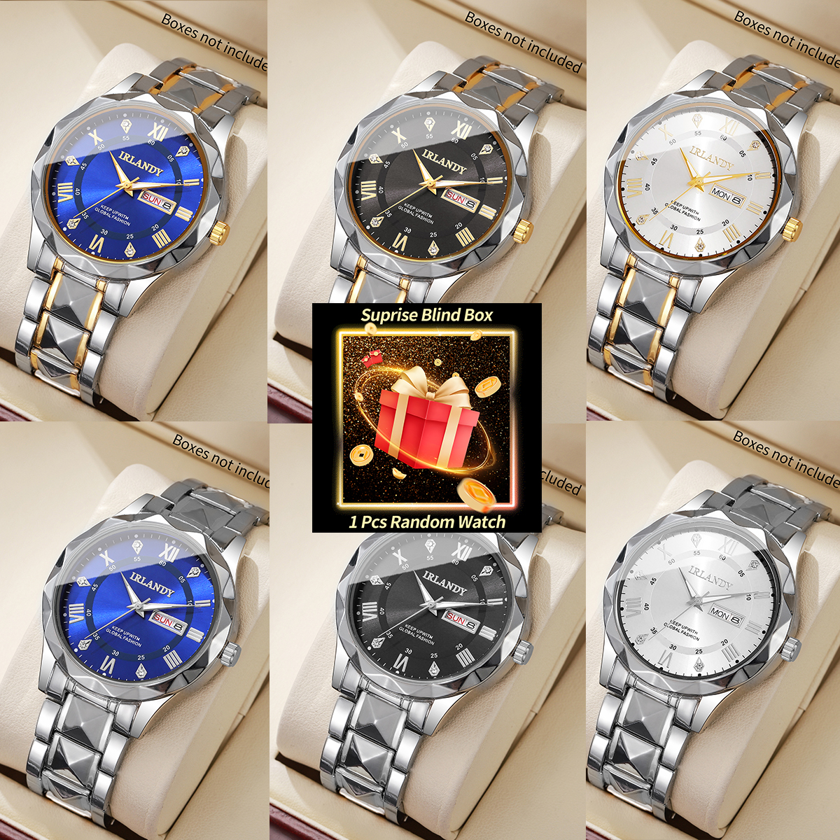 1PC Surprise Mystery Watch Bli - Luxury Watch Box recensie en prijs