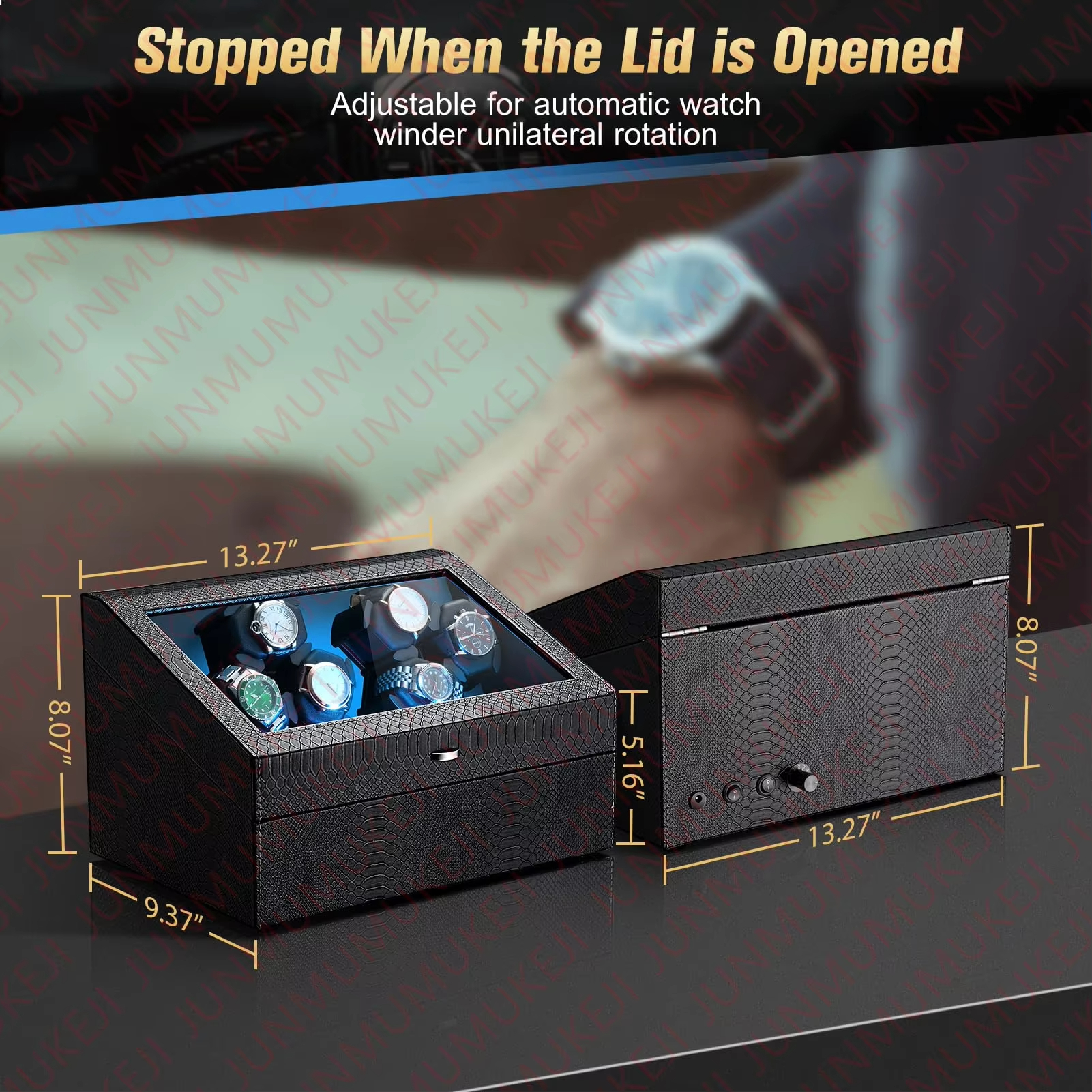 Watch Winder for Automatic Wat - Luxury Watch Winder Box recensie en prijs