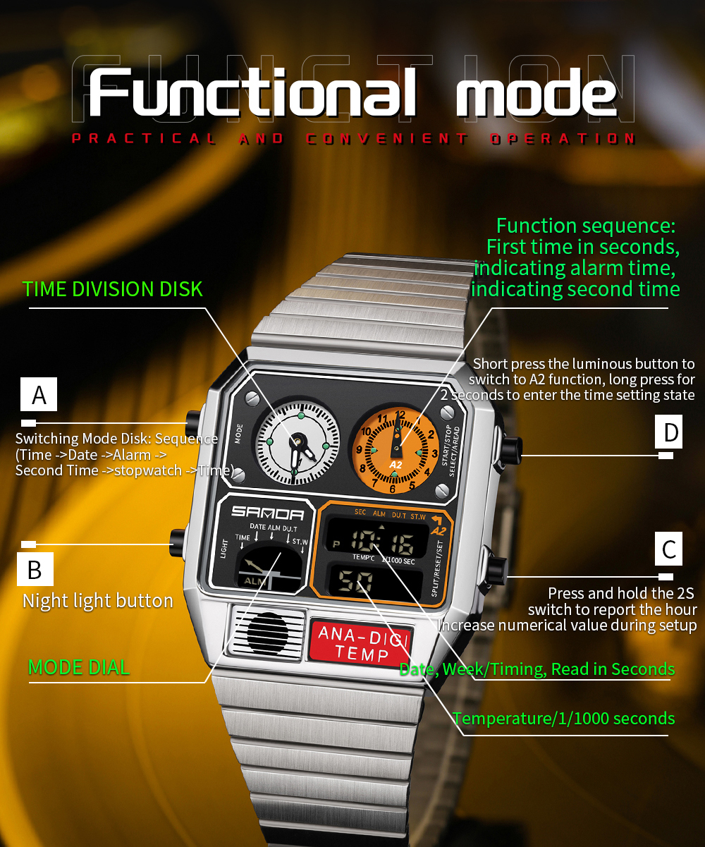 SANDA 3192 Factory Men's Wrist - Minute Repeater Watch recensie en prijs